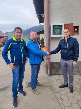 Predaja defibrilatorja Ljubnica